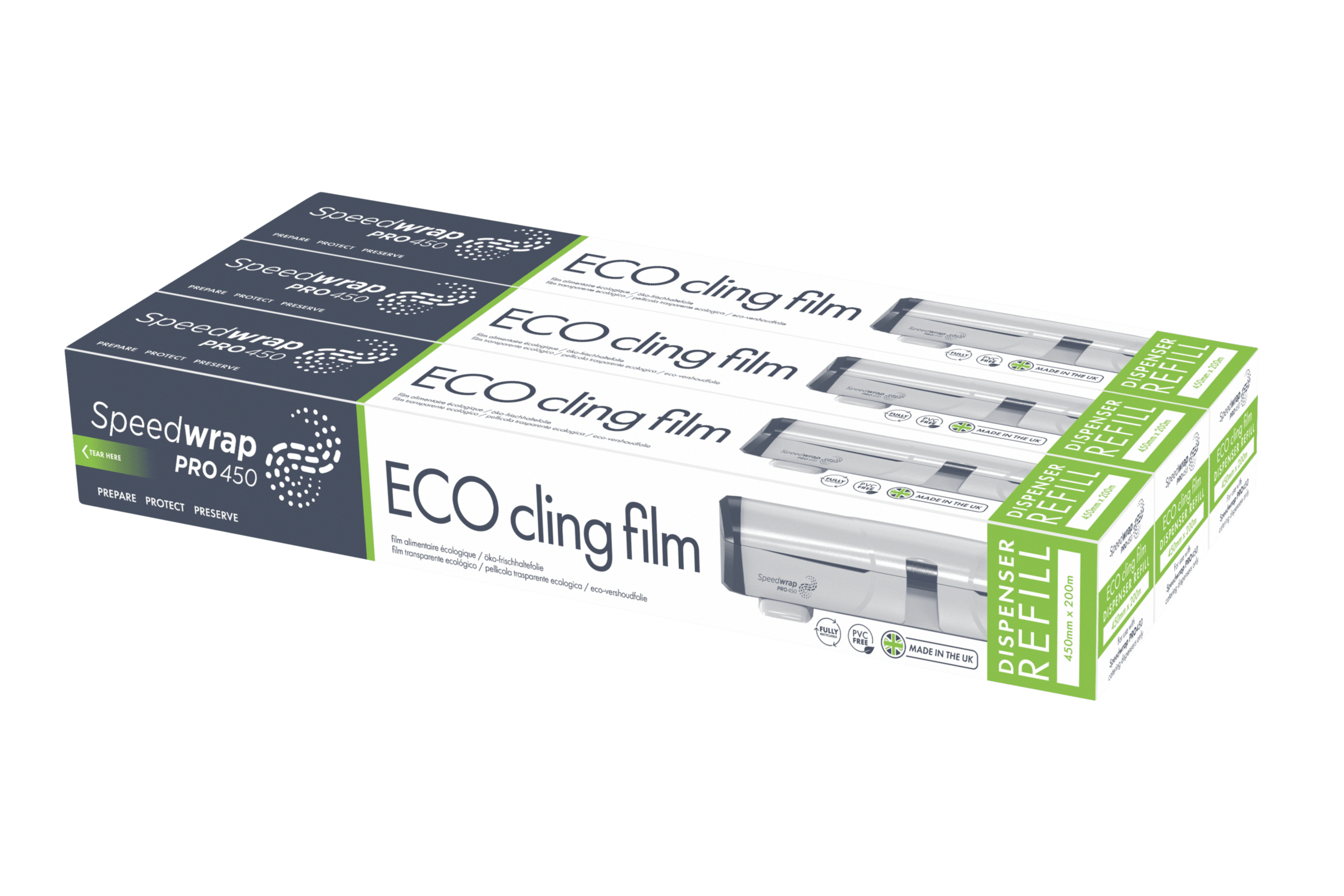 HPO3020REF - SPEEDWRAP 300MM X 200M ECO CLING REFILLS