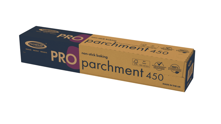 PROWRAP 450 mm x 50 m - Boîte de papier sulfurisé professionnel pour la pâtisserie